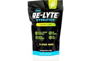 REDMOND Re-Lyte Electrolyte Drink Mix (Lemon Lime), 30 Stick Packs