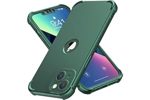 ORETECH [4-in-1 para Funda iPhone 13 Mini, con [2X Protector Pantalla, Carcasa Frontal y Trasera][Protección de Cámara Integrada] 360 Grados Antigolpes TPU Silicona Carcasa iPhone 13 Mini 5,4" Verde