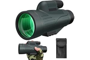 Aurosports 12x56 Monokular Erwachsene - IP67 Wasserdicht Staubdicht Monokular Fernglas mit BAK4 Prisma & FMC Vergütung - Beschlagfrei Monokulare Teleskop für Vogelbeobachtung Jagd Wandern & Konzerte
