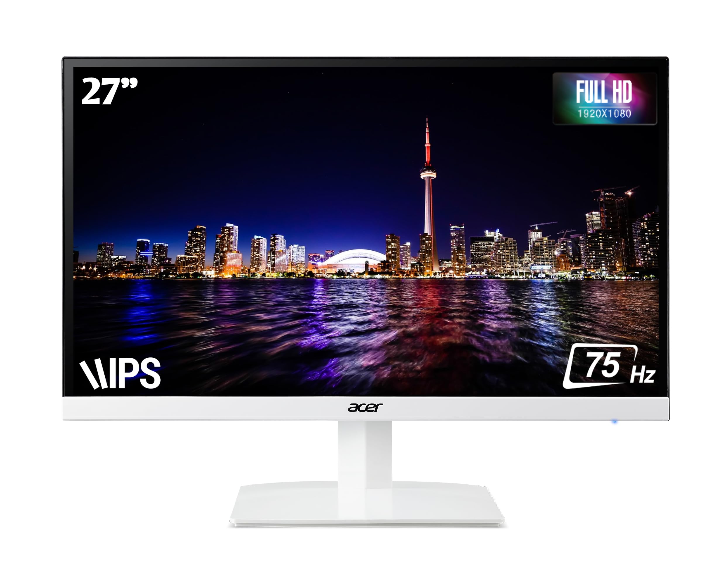 Acer HA270 27 Inch (68.58 Cm) 1920 X 1080 Pixels, Full HD IPS LCD Monitor with LED Back Light Technology I Ultra Slim, 6.6mm 