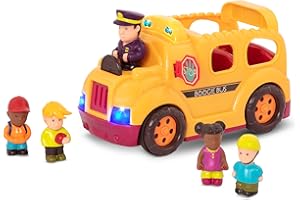 B. toys by Battat – Boogie Bus – Interaktiver Schulbus mit 5 Figuren, Lichtern und Tönen für Kinder ab 18 Monaten