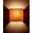 LIGHT ANGLE Fabric Square Wall Lamp (Yellow, 7 Watts)