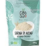 Farina di Avena Biologica - 500g. Farina Integrale D'Avena Cruda. Avena in Polvere Proteica per Pizza Pasta o Dolci come Panc