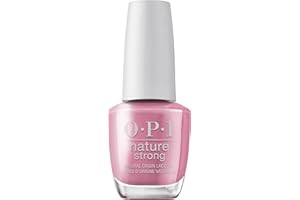 OPI Nature Strong Nail Polish Quick Dry Vegan Nail Varnish with Long-Lasting Results, Made with Natural Ingredients, Is Flower 15ml