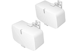 ComVome Väggfäste för Sonos Five & Sonos Play 5 Gen 2 – lutnings- och vridbar, stabil metallkonstruktion upp till 35 pund, me
