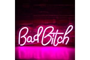 INEONLIFE Litery LED neonowy znak do dekoracji ściennej różowe słowo neonowe światła do sypialni akrylowa litera neonowy znak świetlny do baru pubu dekoracje imprezowe sztuka ścienna