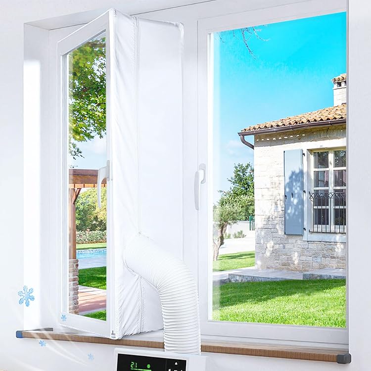 De'Longhi Kit Installation Joint Fenêtre DLSA012 - Pour Climatiseurs Mobiles