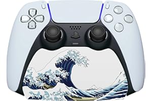 PlayVital Supporto Porta Joystick per ps5 Controller Stand Base con Cuscinetto in Gomma Antiscivolo,Organizer Accessorio per Joypad-Grande Onda