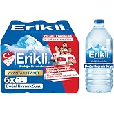 Erikli Doğal Kaynak Suyu Pet Şişe 6x1 L