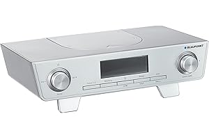 Blaupunkt KRD 10 Radio de cuisine avec DAB+, mémoire de station et UKW PLL - Radio intégrée avec matériel de montage et support - Écran LED et lumière - 2 x 2 W (RMS) - Radio DAB Plus