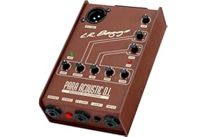 LR BAGGS L.R. Baggs Paradi Para Acoustic DI Box with 5 Band EQ Silver