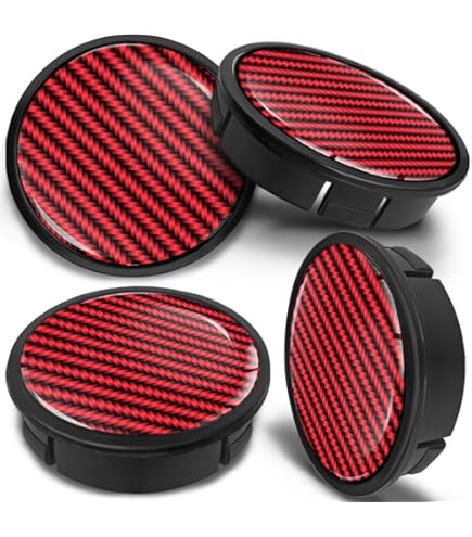 SkinoEu® 4 X 60mm ABS Plastique 3D Gel Silicone Cache-Moyeu Capuchons De Centre Enjoliveurs De Roue Voiture Cache Moyeux Jante Universel Cache-Moyeux