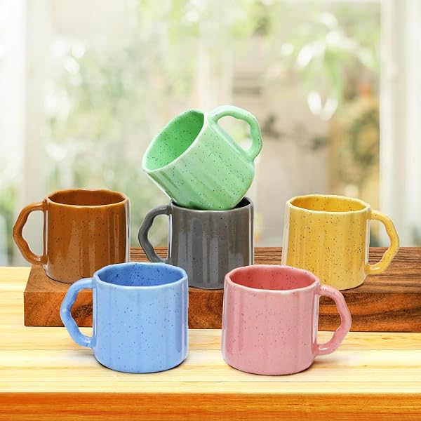 Buy GYAMIKAJA Small Coffee Cup Set of 12 | Microwave & Dishwasher