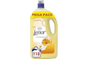 Lenor Fabric Conditioner 118 Washes, Summer Breeze, Provides Long Lasting Freshness, With 24h Odour Defence