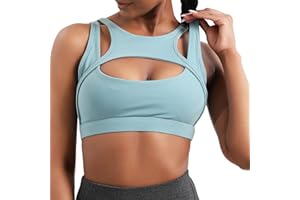 OUFUSILK Reggiseno Sportivo Donna Reggiseno Senza Ferretto Reggiseno Bra Comoda Push up con Imbottito Rimovibili New Reggiseni per Allenamento Running Boxing Yoga