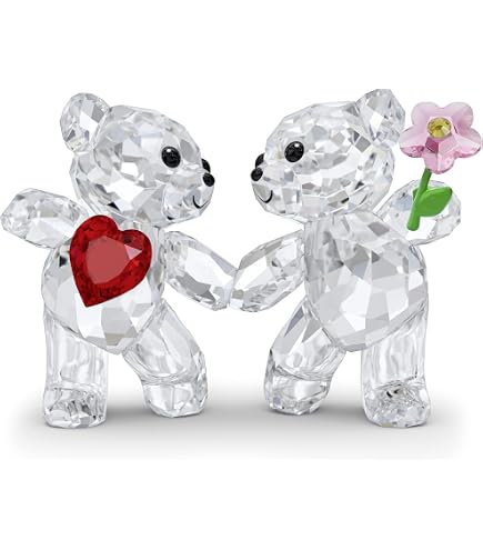 SWAROVSKI My Little Kris Bear Decorative Box, Clear Swarovski