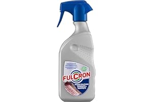 FULCRON Super Pulitore Tessuti e Tappeti 500 ml, Pulitore e Detergente per Tessuti con Formula Antiodore, Pulizia Profonda, Uso Quotidiano, Efficace e Disodorante