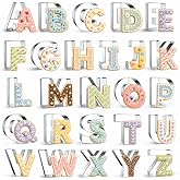 wocpvm Set of 26 Cookie Cutters Letters Alphabet 7-8 cm | High temperature resistance, anti-rust, easy to demould, used for b