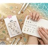 30lu Deniz Tema Metal Tırnak S&uuml;sleme Charm Nail Art Charm Taşları WN-508