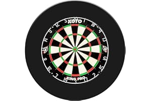 KOTO DARTS KOTO - King Pro + Surround para Diana, Aro Protectivo para Todas Las Dianas, Protección para Dardos y Paredes