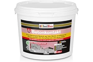 ISOLBAU 4 kg béton Contact, adhésive Pont, Plâtre, GRUND, betok ontakt, Apprêt, meilleure qualité