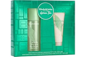 Elizabeth Arden Coffret Eau Parfumée Green Tea, Senteur Fraîche & Fruitée, Parfum Léger et Vif, cadeau femme