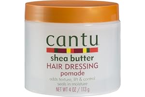 Cantu Shea Butter Hair Dressing Pomade 4oz Jar (3 Pack)