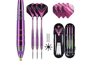 Trecynd Cañas medianas de aluminio para dardos, de metal suave, juego de accesorios surtidos para dardos, rosca 2BA, herrajes de lanzamiento con junta tórica, dardos