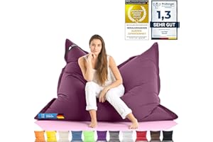 ‎LAZY BAG LAZY BAG Riesen-Sitzsack Classic XXL 140x180 cm | Sitzkissen 2-in-1 für relaxtes Sitzen & Liegen | Bequeme Indoor & Outdoor Momente Dank 4 Mio. EPS-Perlen für perfekte Ergonomie | waschbarer Bezug