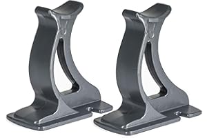 Valdern - Coppia di piedini di appoggio per termosifone, universali, tradizionali, altezza 100 mm, colore: grigio antracite