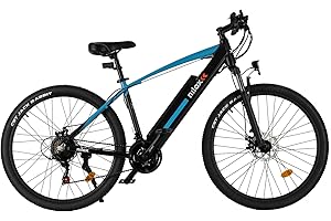 Nilox, E-Bike X6 SE, Mountain Bike con Pedalata Assistita, 90 km Autonomia, Freni a Disco Tektro, Cambio Shimano da 21 Velocità, Ruote 27.5” x 2.10”, Batteria Removibile da 36 V 13 Ah