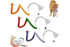 BAISHUWU corda da dentizione giocattolo gatta, 3 pezzi Corda da Masticare per Gatti, Giocattolo di Gatta Corda da Mordere, Corda da Mordere per Gatti, Allevia la Tensione e L'ansia del Gatto