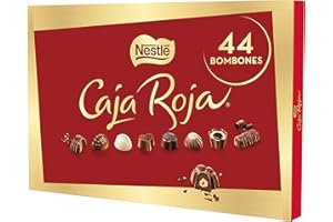 Nestlé Caja Roja Bombones de Chocolate - Estuche de bombones 4x400g