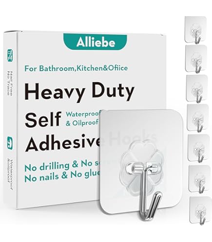 Lot De 30 Crochets Adhésifs Transparents, Solides, Faciles à