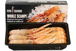 PIPER SEAFOODS Langoustines, XXL, Whole, Raw, Frozen, 700g net (4-7)