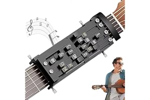 Beapkins Guitar chord presser Guitar Aid Chords Trainer Guitar Learning Tools One-Touch Guitar Chord Player Portable Guitar Learning Aid Trainer Tools Accessories for Guitar Starter Beginners Lover