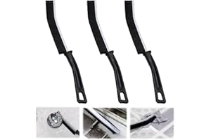 Feliciay 3 pcs Gaps Cleaning Brush, Dead Corners Multifunctional Brushes,Groove Gap Cleaning Tools, Flexible Cleaning Brushes for Narrow Spaces,Bathroom Kitchen Tiles Window Slots