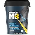 MuscleBlaze 100% Whey Protein, Ultra Premium Blend with Whey Protein Concentrate & Whey Protein Isolate, 25 g Protein per Scoop (Rich Milk Chocolate, 4 kg / 8.8 lb)
