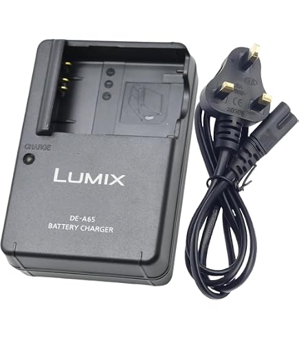 Caricabatterie Universale Per Leica BP-DC6 E Panasonic Lumix DMC-FX30/FX33/FX55 - Con Cavo Auto E Adattatore