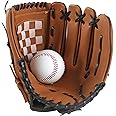 DAYONG Baseball Glove,10.5-12.5 in Softball Mitt for Infielder Pitcher, Left Hand Baseball Mitt with PU Leather, Baseball Practice Equipment for Beginners, Kids, Youth, Adult.
