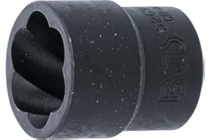 BGS 5269-21 | Llave de vaso de perfil en espiral / extractor de tornillos | entrada 12,5 mm (1/2") | 21 mm