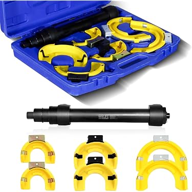 Kit Compresseur De Ressorts D'Amortisseurs Universel - Tendeur à Ressorts MacPherson Avec 3 Tailles