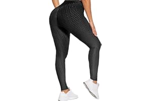 Merlvida Leggins Sportivi Donna Vita Alta Leggings Push Up Pantaloni Palestra Controllo della Pancia Anticellulite Pantacollant Opaco Elastici Tuta Collant Abbigliamento Sportivo Donna Yoga Fitness