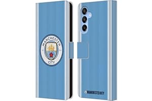 Head Case Designs Officially Licensed Manchester City Man City FC Home 2023/24 Badge Kit Leather Wallet Case Compatible With Samsung Galaxy A16 5G