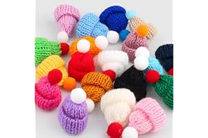 Tcnzdy 20 Stück Sorgenwürmchen Zubehör, Glückswürmchen Zubehör, Geeignet Zum Verkleiden Von Accessoires und Hinzufügen Von Weihnachtsatmosphäre, Schön und Multifunktional Sorgenwürmchen