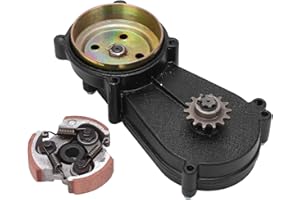AQXREIGHT 14T Kupplungstrommelgetriebe mit Kupplung für Mini Pocket Quad für Dirt Bike ATV, Hochfeste Metalllegierung, Einfache Installation, Einbau: