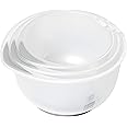 Chef Aid Contain 3 Mixing Bowls, Non-Slip Base, Soft Grip Handle, Microwave and Dishwasher Safe, Compact, Stackable, Ideal fo