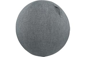 ZOSONET Sitzball Abdeckung,55cm 65cm 75cm Gymnastikball Bezug für Sitzball Fitnessball,Faltbar Sitzbälle Stoff Bezug - für Fitnessball Pilates Yogaball/Büroball Balance Ball