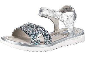 Richter Kinderschuhe Mädchen Emma Sandale, Silber, 33 EU