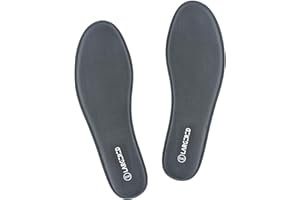 LARGERED Semelles Chaussures Confort Semelle Mémoire de Forme Superbes Absorption des Chocs Coussinet pour Chaussure de Sécurité de Basket de Sport ou Bottes,Homme Gris EU45